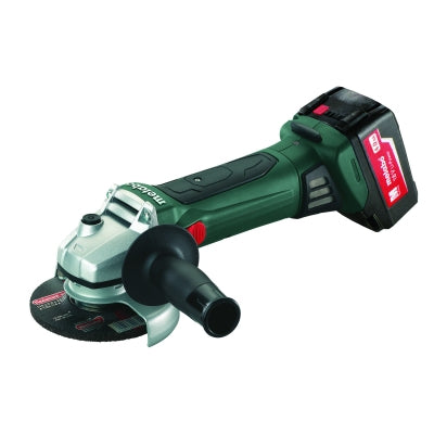 Amoladora Metabo W18, Herramienta eléctrica, Batería Li-Power Extreme, Tecnología AIR COOLED, Filtro de polvo desmontable, Par de giro elevado, Uso profesional, Herramienta para corte, Amoladora inalámbrica, Amoladora a batería, Herramienta para esmerilar, Corte de metal, Pulidora portátil, Herramienta de precisión, Amoladora ligera, Herramienta de construcción, Corte de alta precisión, Tecnología de refrigeración, Dispositivo de seguridad, Protección contra polvo, Motor sin escobillas, Rendimiento duradero