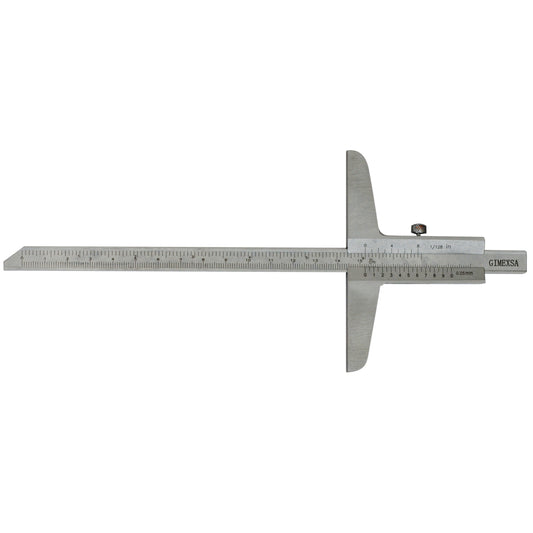 14CALIBR055CH Ferretería Medición Calibradores Calibrador Vernier De Profundidad 6" 1/128" 150mm