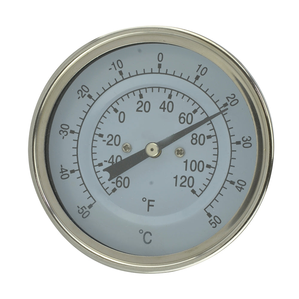 15TERMOM037CH Ferretería Medición Termómetros Termómetro Industrial 1/4"NPT S-2.5" -50/50°C T200-2